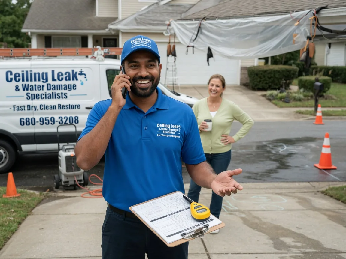 Ceiling Leak Cleanup Hinesville, GA FAQs