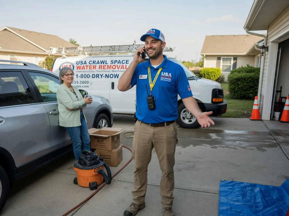 Crawl Space Water Removal Hinesville, GA FAQs